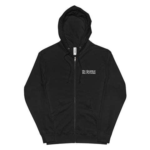 No Gamble No Future  Zip Up Hoodie (Unisex)