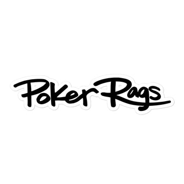 Poker Rags Sticker