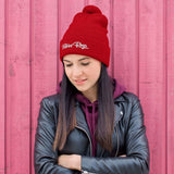 Poker Rags Women's Pom Pom Beanie