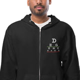 Eye Test II Men's Zip Up Hoodie